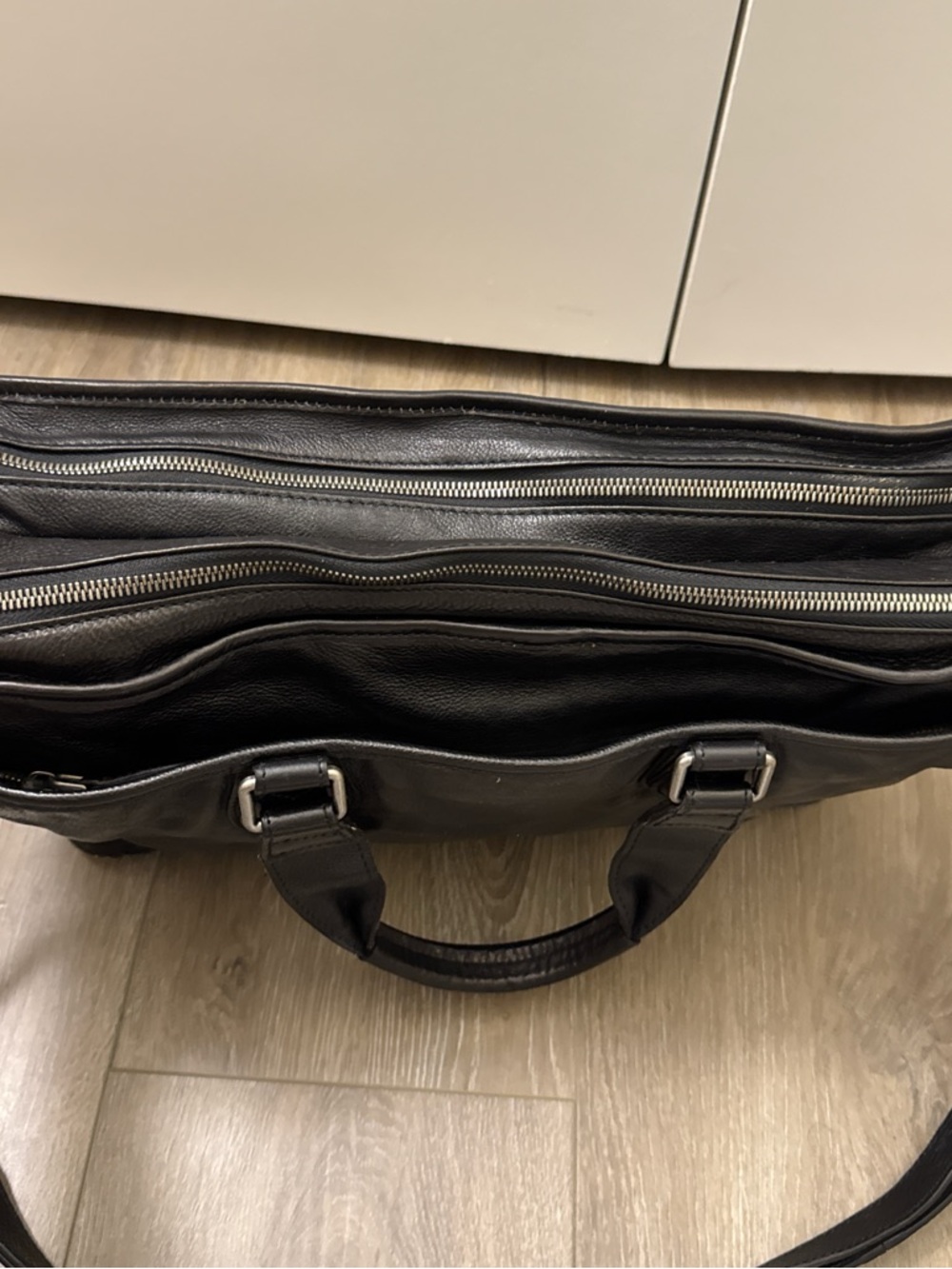 Old trend modern vintage genuine leather duffle bag - Picture 4 of 8